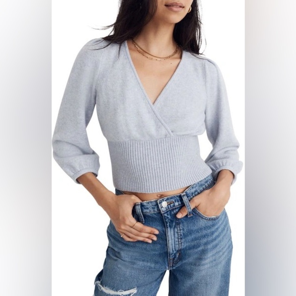 Madewell Light Blue Sweater
